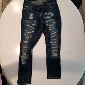 Torrid boyfriend premium distressed jeans